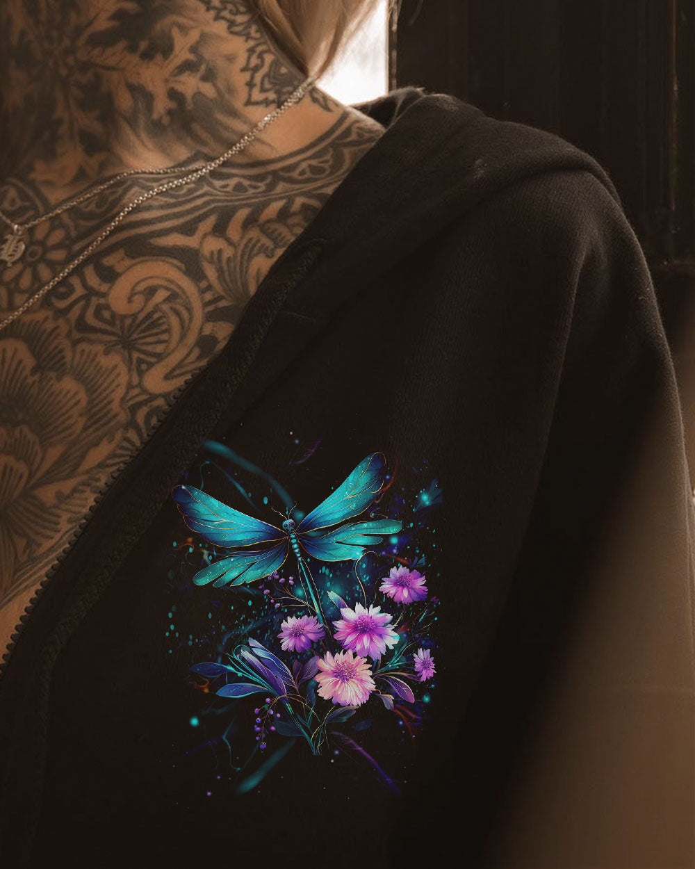GO WHERE YOUR SPIRIT GUIDES YOU DRAGONFLY ALL OVER PRINT - YHDU0510232