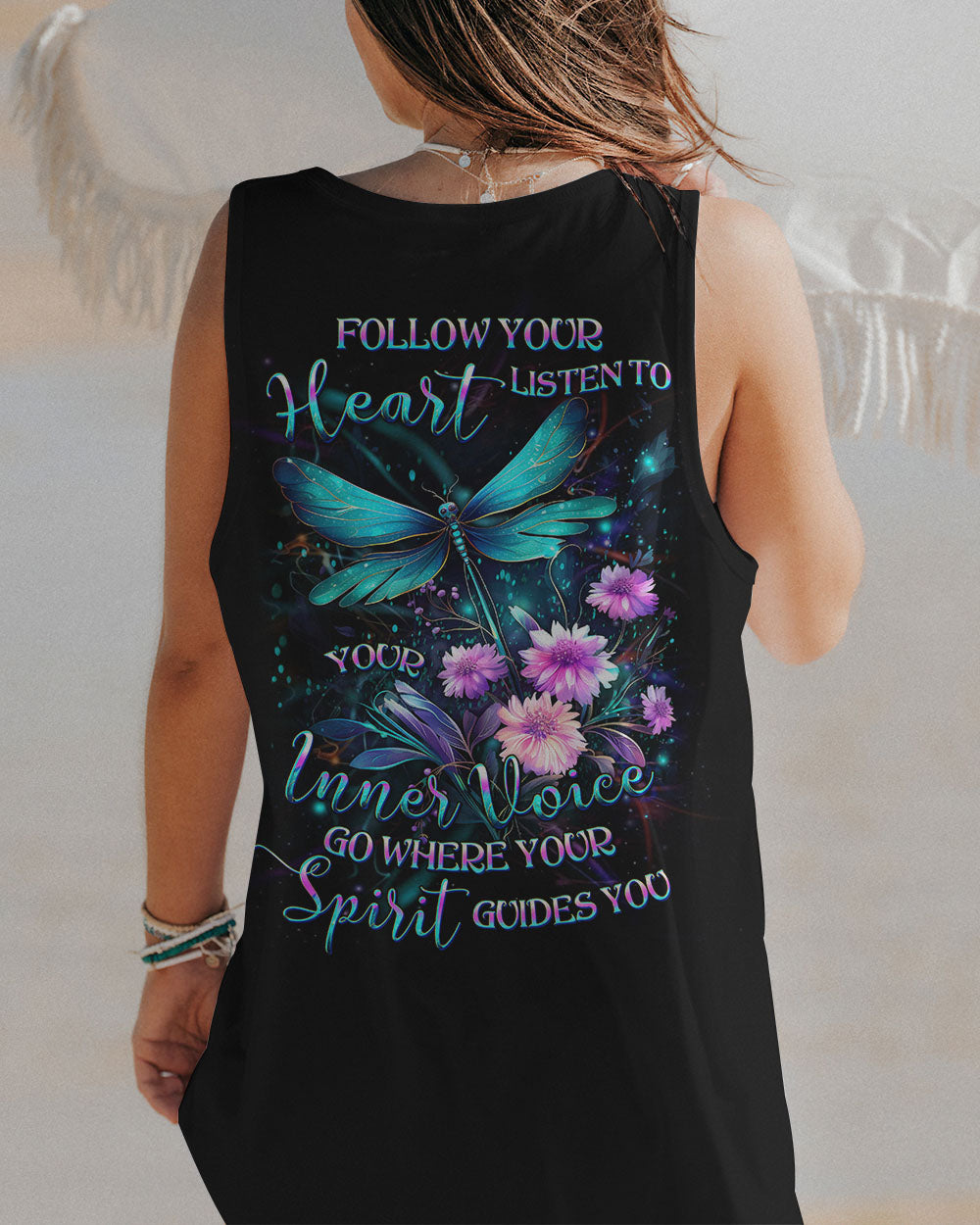 GO WHERE YOUR SPIRIT GUIDES YOU DRAGONFLY ALL OVER PRINT - YHDU0510232