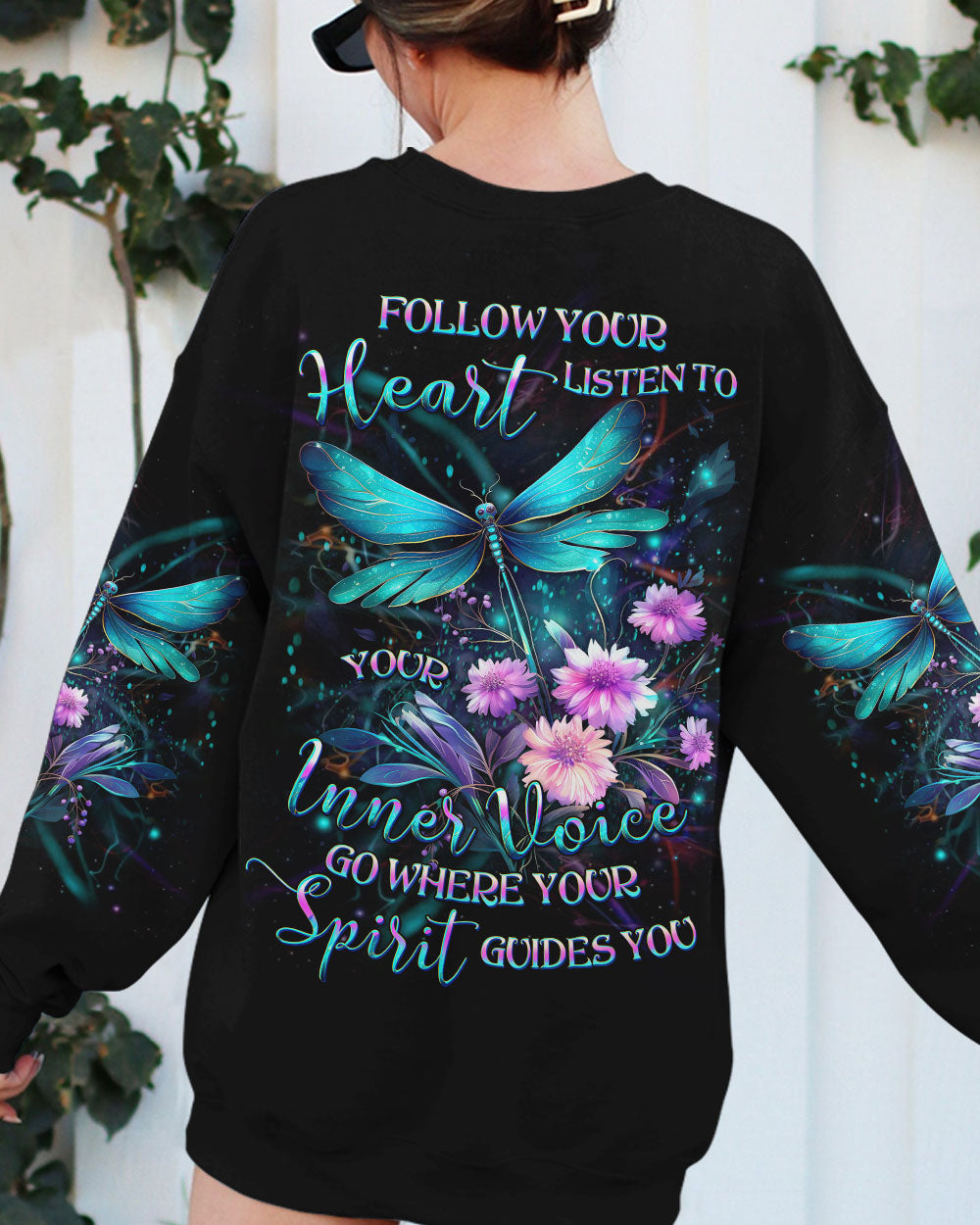 GO WHERE YOUR SPIRIT GUIDES YOU DRAGONFLY ALL OVER PRINT - YHDU0510232