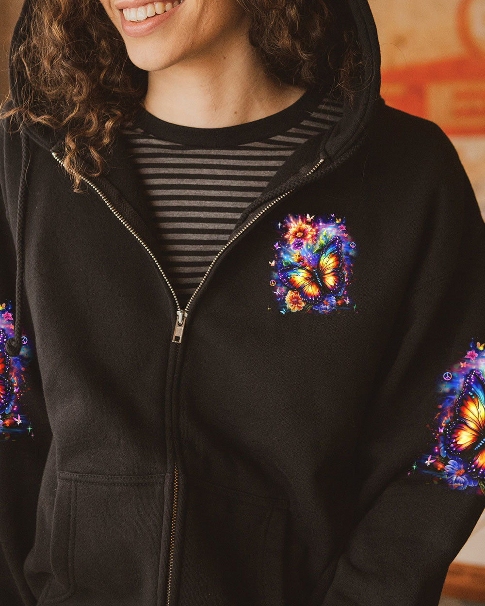 JUST BREATHE BUTTERFLY ALL OVER PRINT - YHDU0603253