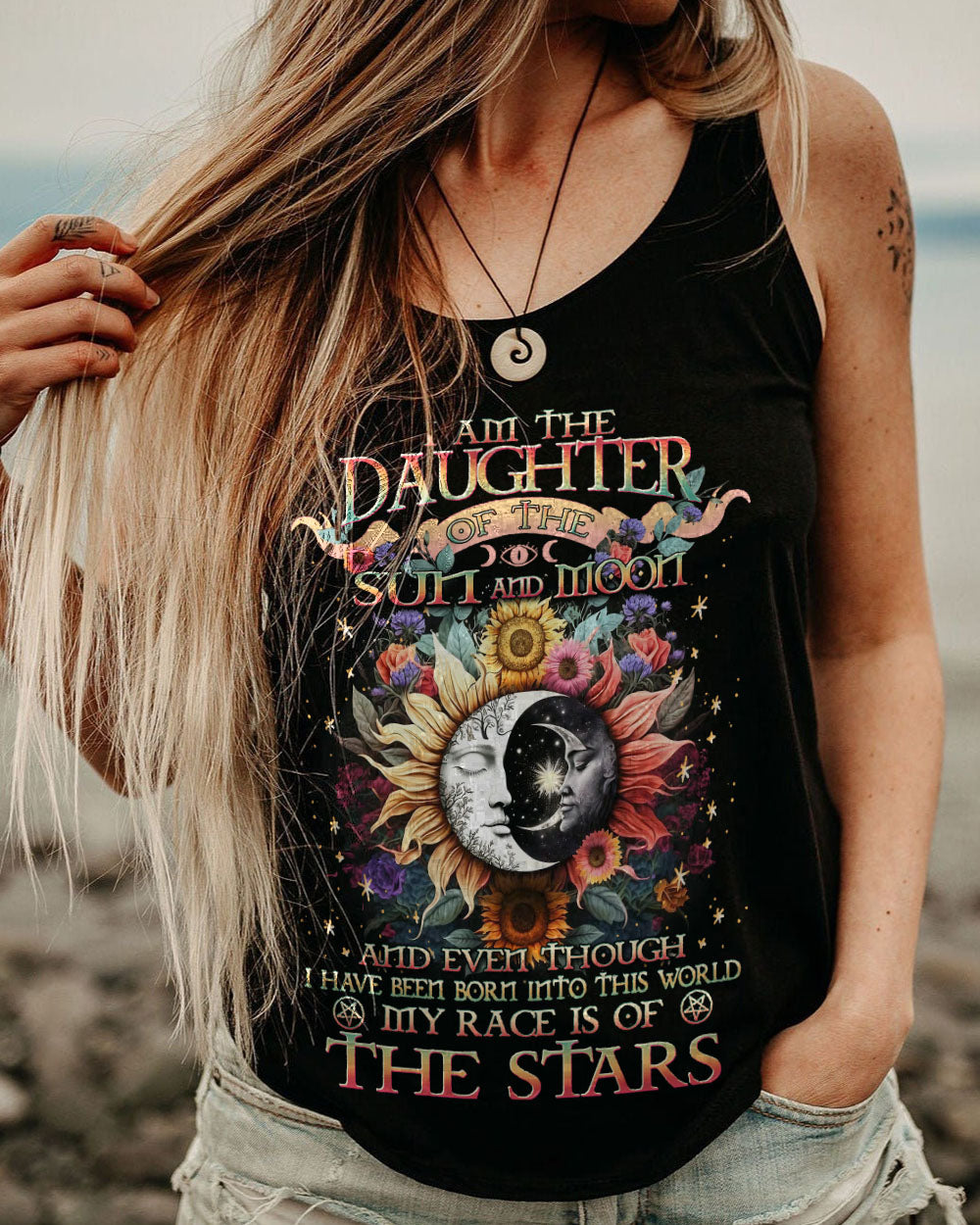 I AM THE DAUGHTER OF THE SUN AND MOON ALL OVER PRINT - YHDU0606231