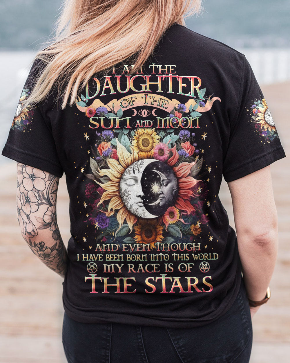 I AM THE DAUGHTER OF THE SUN AND MOON ALL OVER PRINT - YHDU0606231