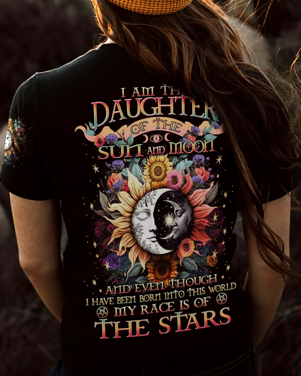 I AM THE DAUGHTER OF THE SUN AND MOON ALL OVER PRINT - YHDU0606231