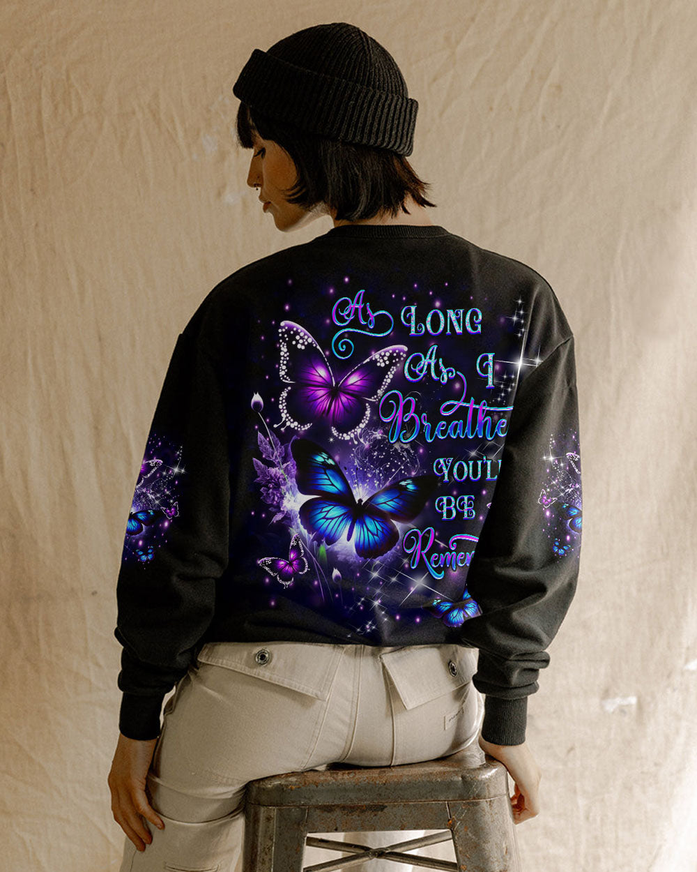 AS LONG AS I BREATHE YOU'LL BE REMEMBER ALL OVER PRINT - YHDU0702251