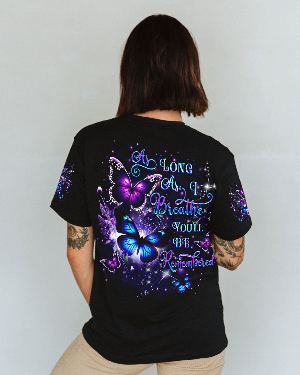 AS LONG AS I BREATHE YOU'LL BE REMEMBER ALL OVER PRINT - YHDU0702251