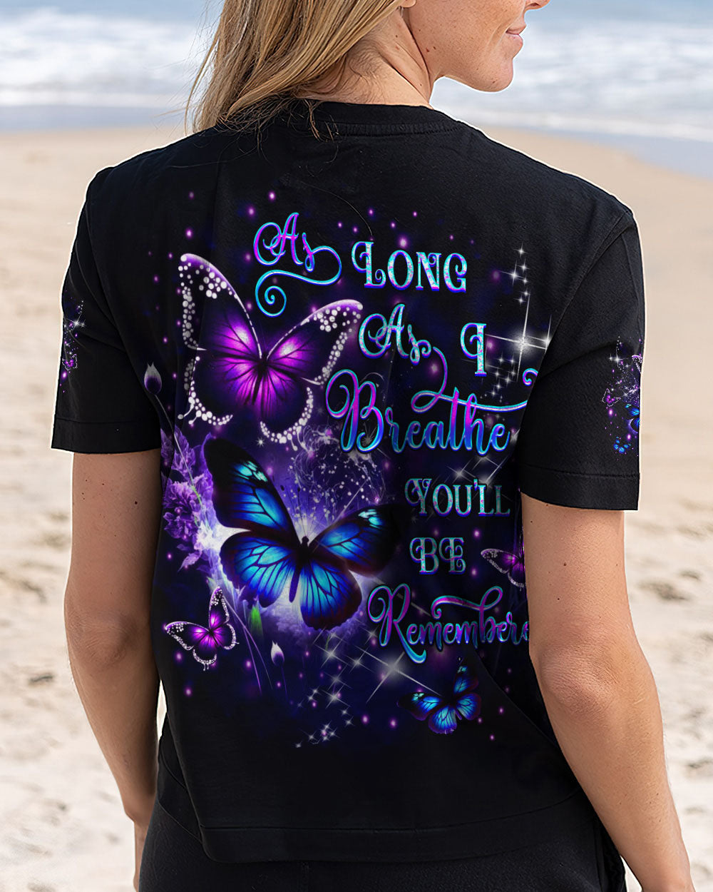 AS LONG AS I BREATHE YOU'LL BE REMEMBER ALL OVER PRINT - YHDU0702251