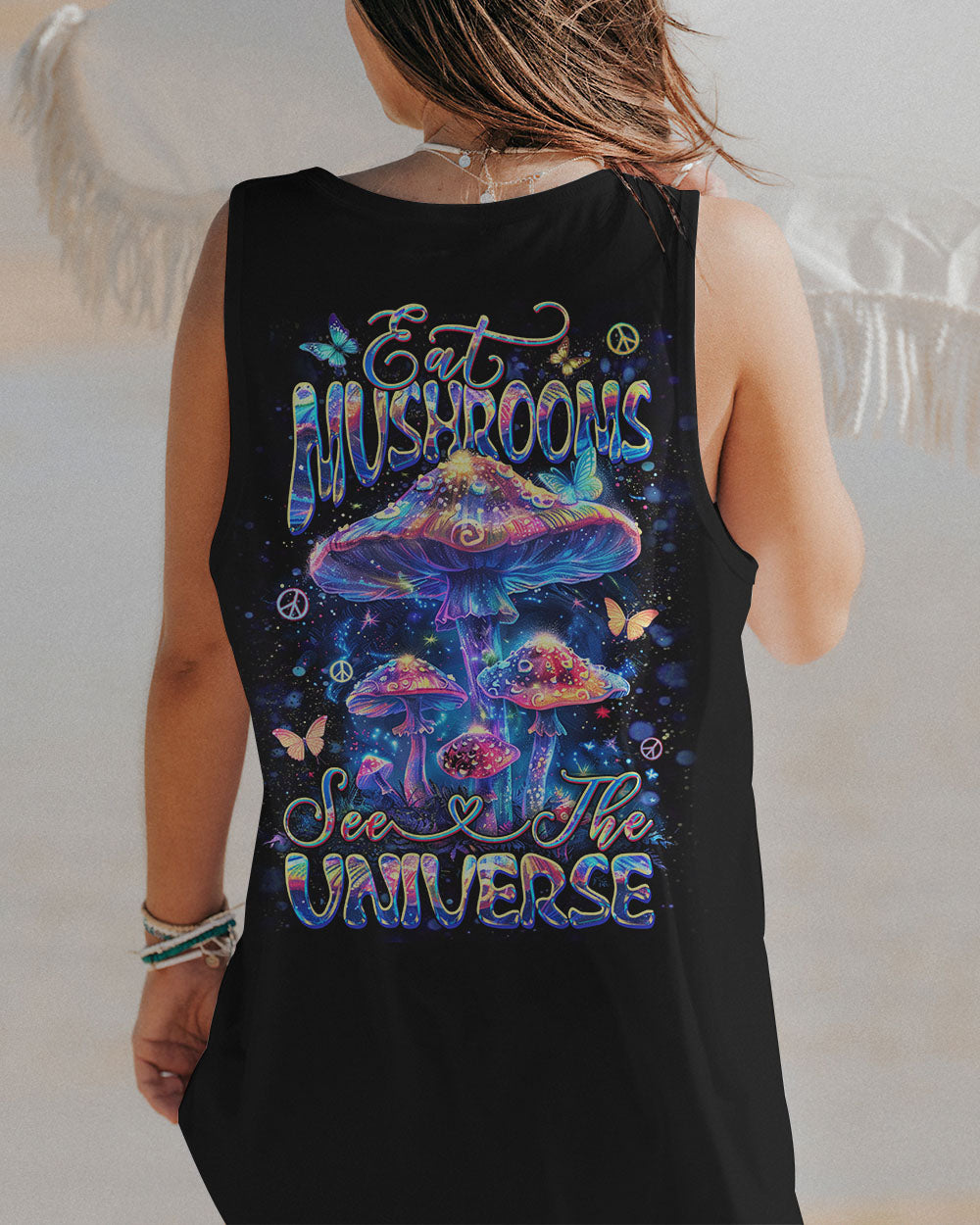 EAT MUSHROOMS SEE THE UNIVERSE ALL OVER PRINT - YHDU0703241