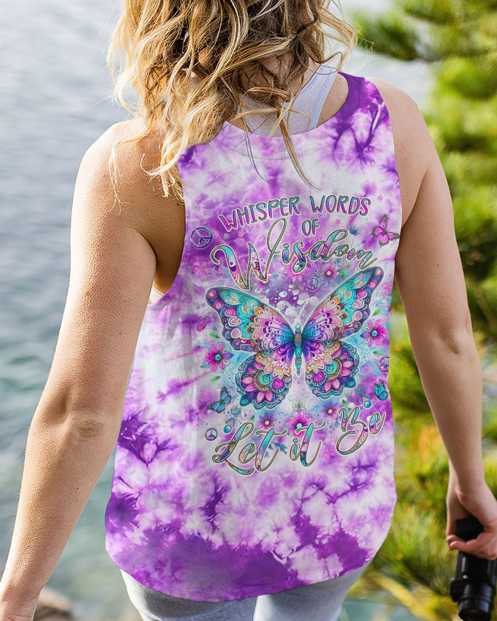 WHISPER WORDS OF WISDOM BUTTERFLY ALL OVER PRINT - YHDU0712231