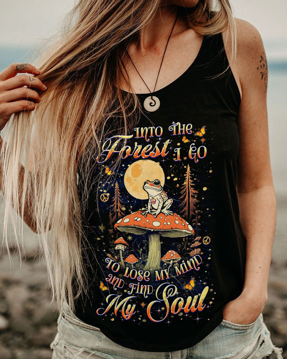 INTO THE FOREST MUSHROOM ALL OVER PRINT - YHDU0801253
