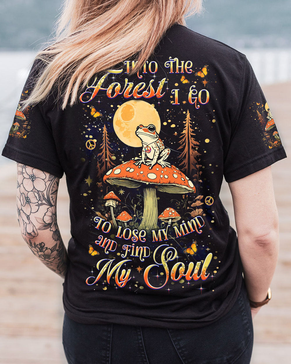 INTO THE FOREST MUSHROOM ALL OVER PRINT - YHDU0801253