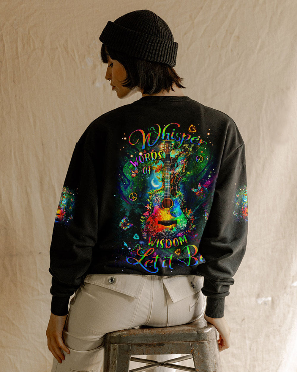 WHISPER WORDS OF WISDOM GUITAR ALL OVER PRINT - YHDU0904253