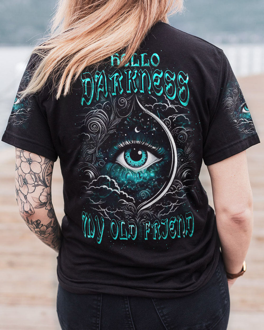 HELLO DARKNESS MY OLD FRIEND ALL OVER PRINT - YHDU0906231