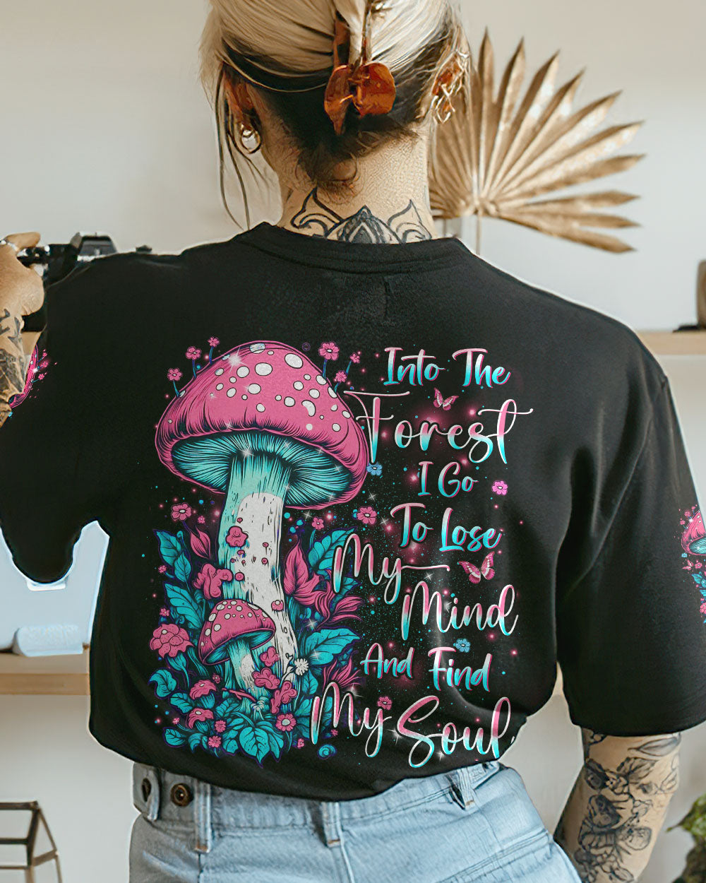 INTO THE FOREST MUSHROOM ALL OVER PRINT - YHDU1008233