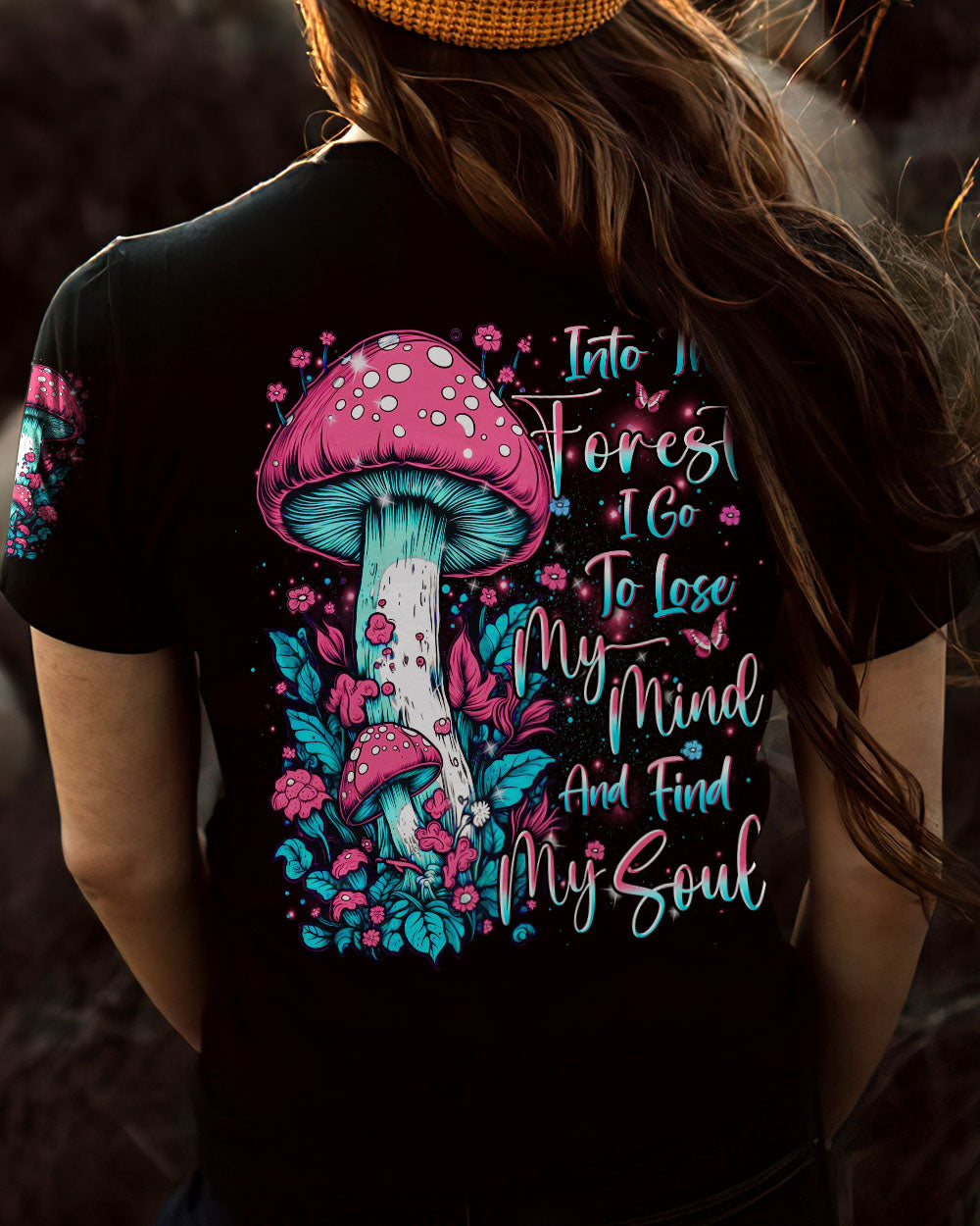 INTO THE FOREST MUSHROOM ALL OVER PRINT - YHDU1008233