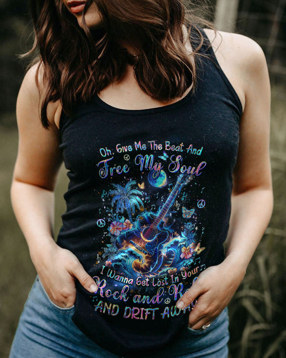 GIVE ME THE BEAT GUITAR ALL OVER PRINT - YHDU1103241