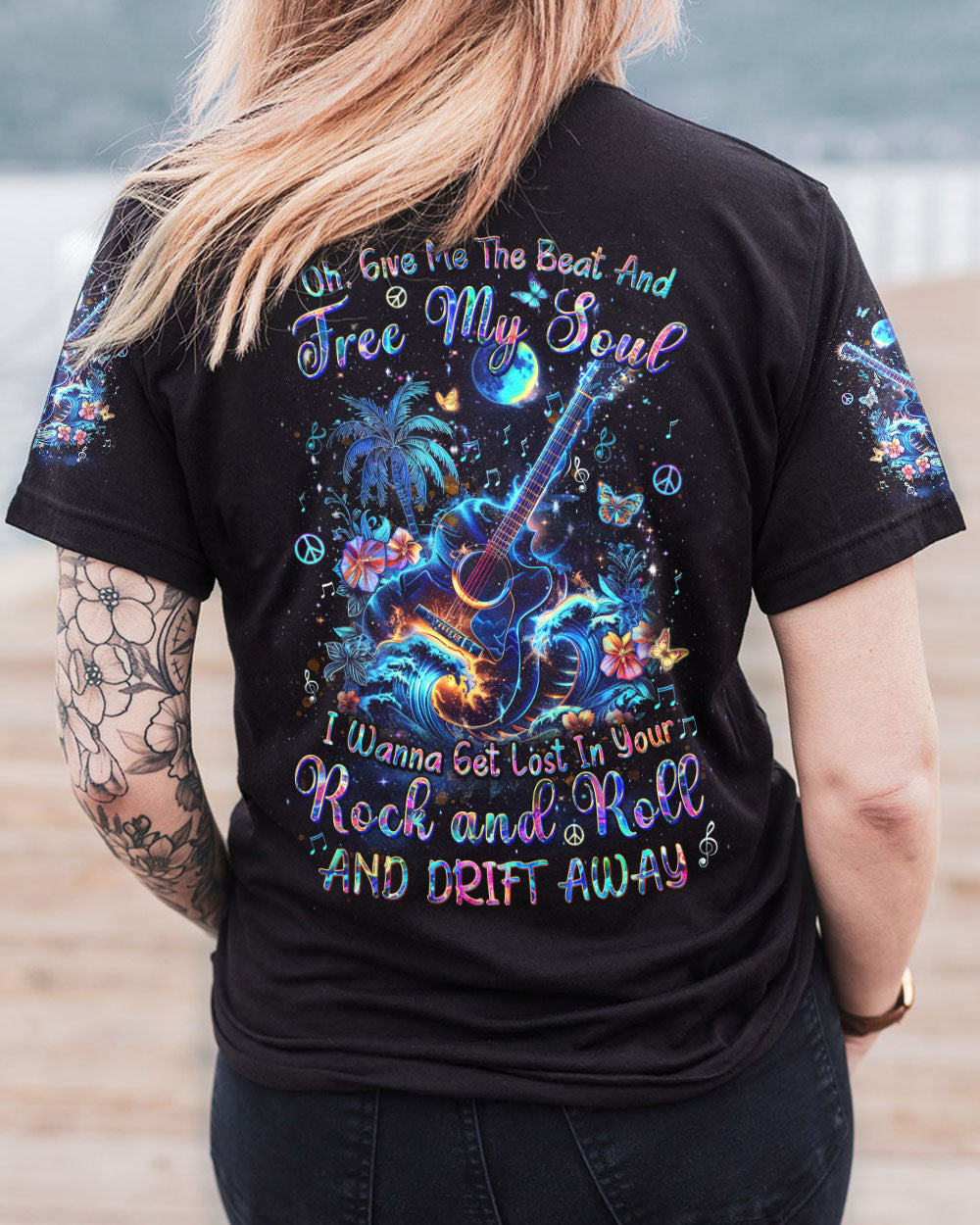 GIVE ME THE BEAT GUITAR ALL OVER PRINT - YHDU1103241
