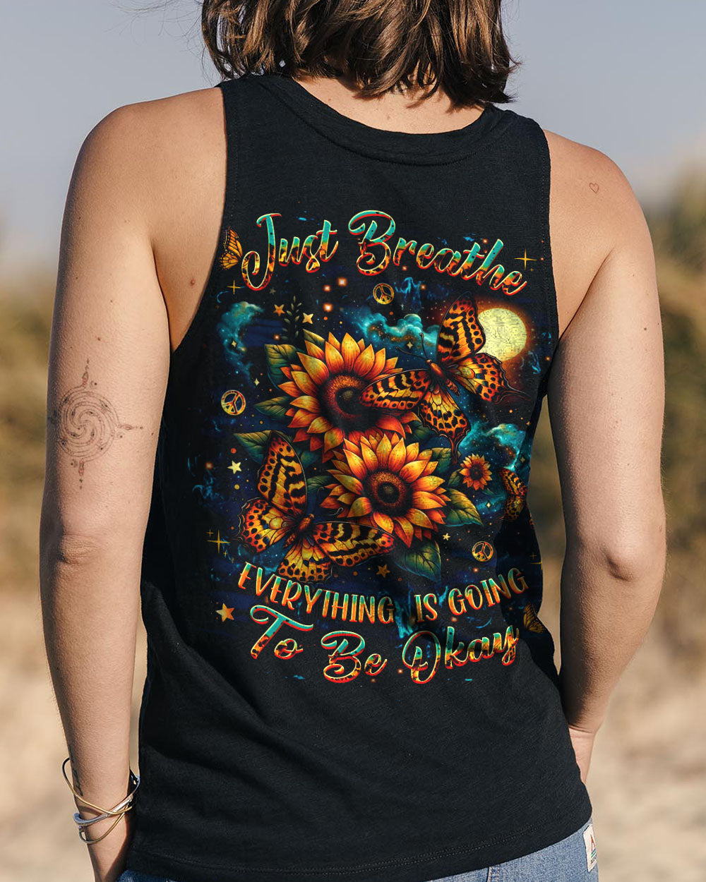 JUST BREATHE BUTTERFLY ALL OVER PRINT - YHDU1104251