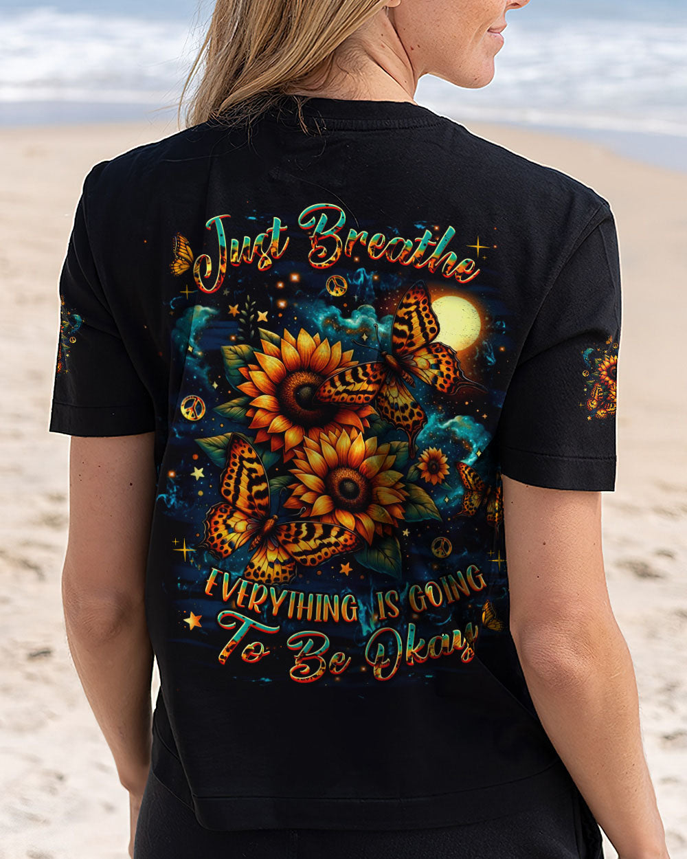 JUST BREATHE BUTTERFLY ALL OVER PRINT - YHDU1104251