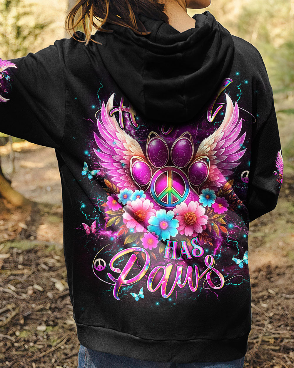 MY ANGEL HAS PAWS ALL OVER PRINT - YHDU1106252