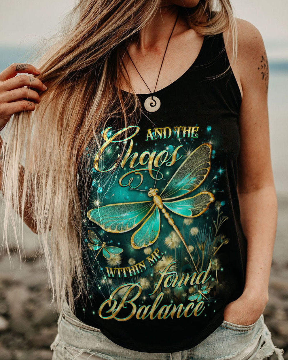 AND THE CHAOS WITHIN ME FOUND BALANCE ALL OVER PRINT - YHDU1107233