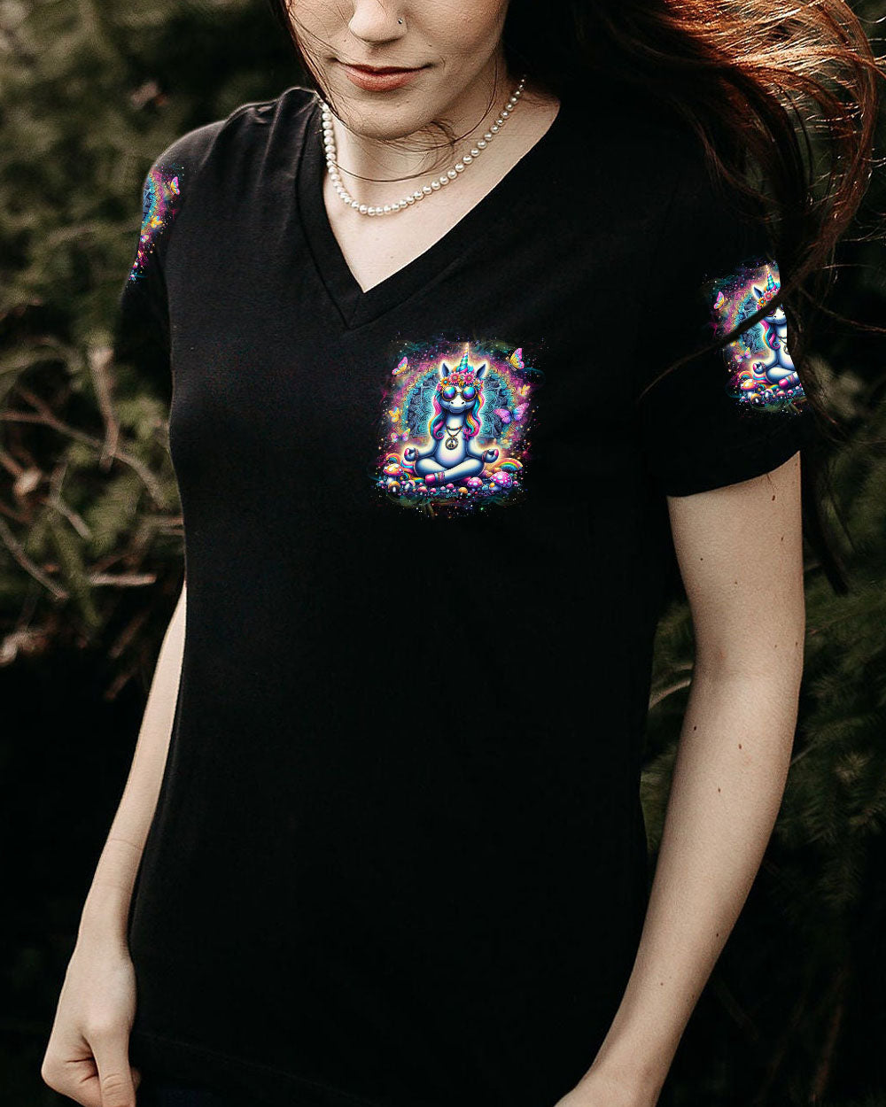 JUST BREATHE UNICORN ALL OVER PRINT - YHDU1107243