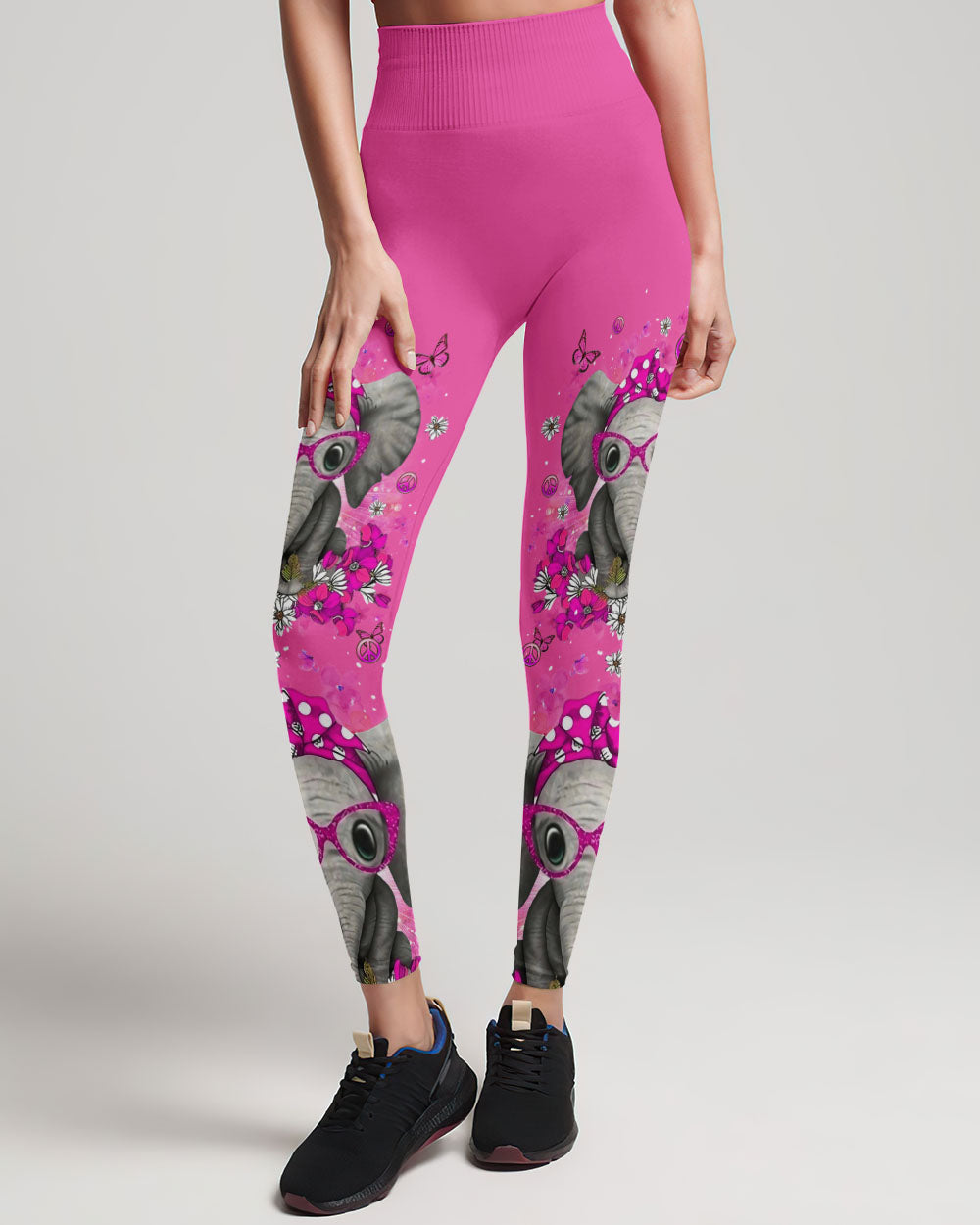 BE YOU THE WORLD WILL ADJUST ELEPHANT ALL OVER PRINT - YHDU1109238