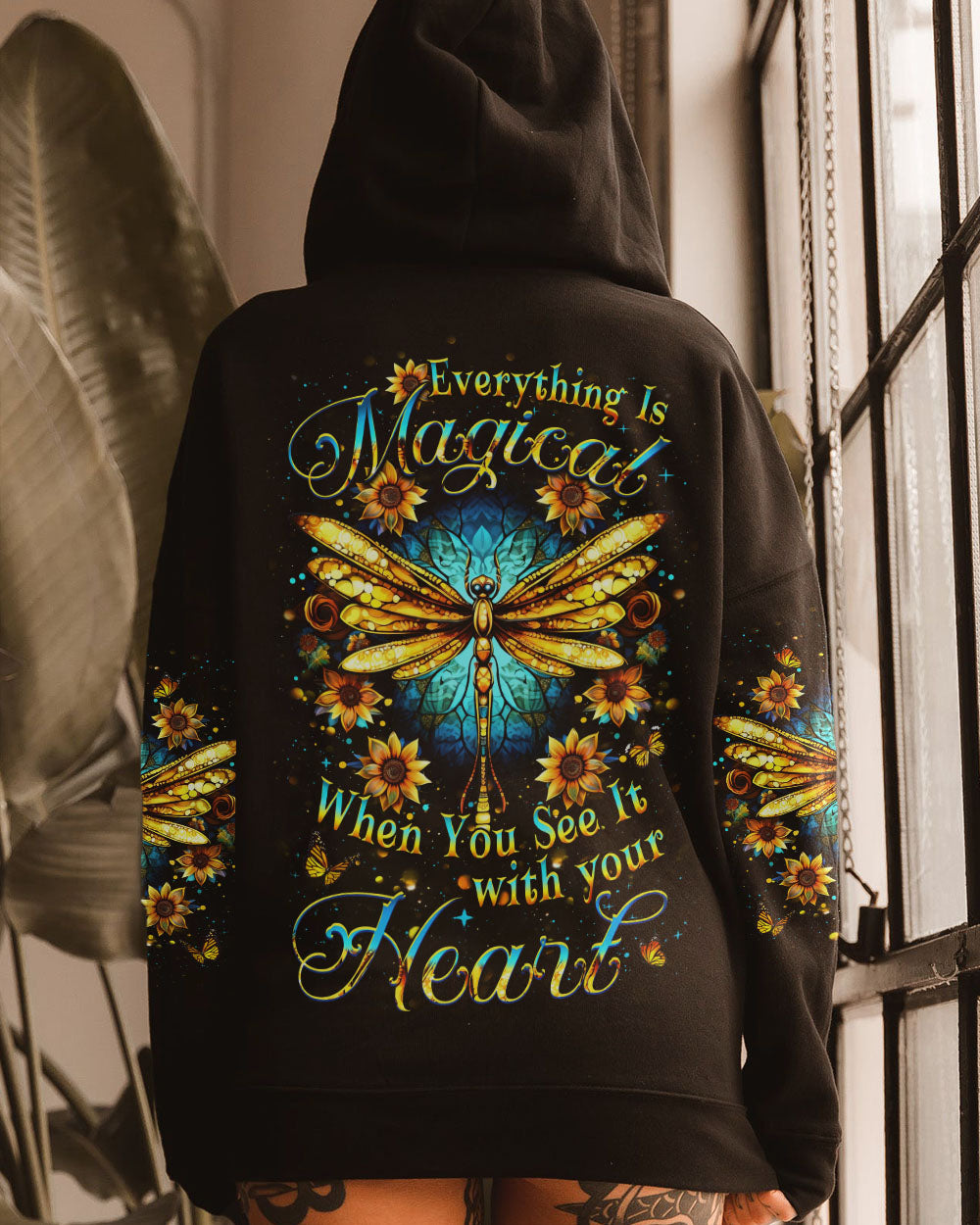EVERYTHING IS MAGICAL WHEN YOU SEE IT DRAGONFLY ALL OVER PRINT - YHDU1110232