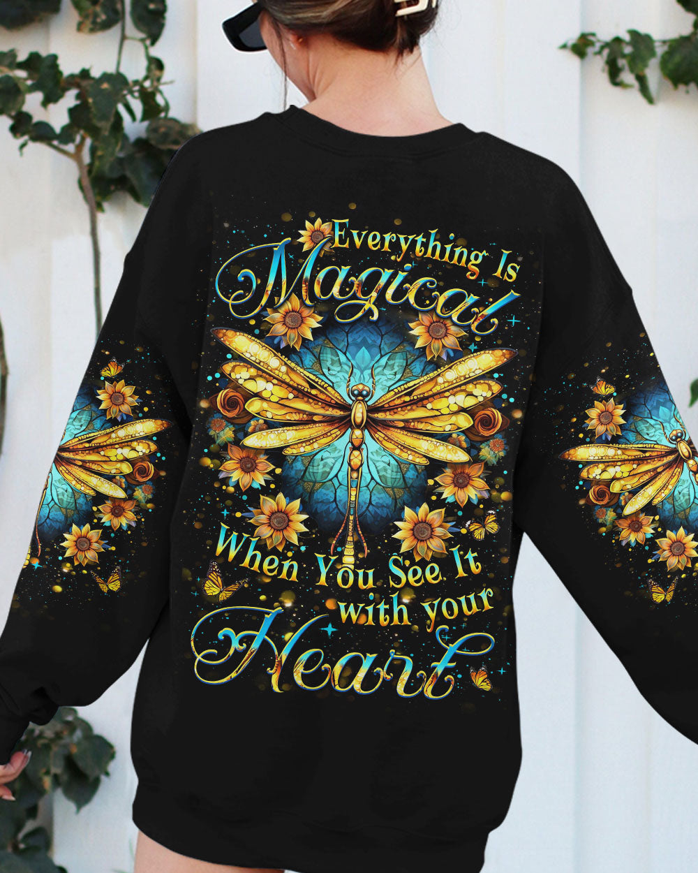 EVERYTHING IS MAGICAL WHEN YOU SEE IT DRAGONFLY ALL OVER PRINT - YHDU1110232