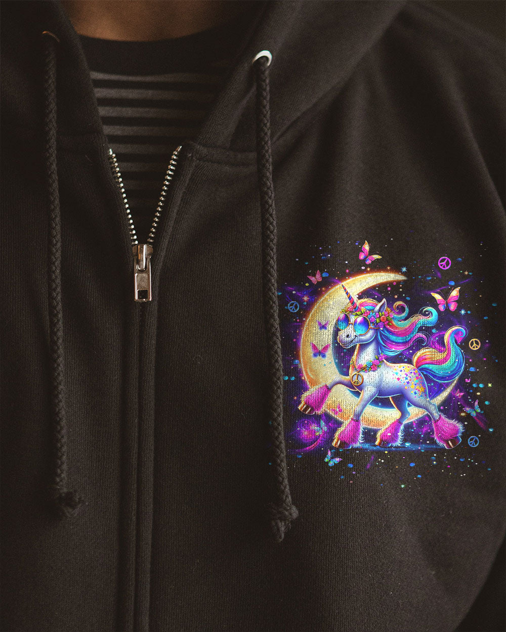 FLY ME TO THE MOON UNICORN ALL OVER PRINT - YHDU1207241