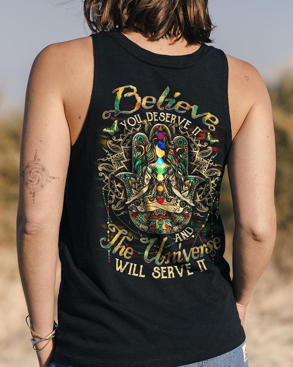 BELIEVE YOU DESERVE IT ALL OVER PRINT - YHDU1301252