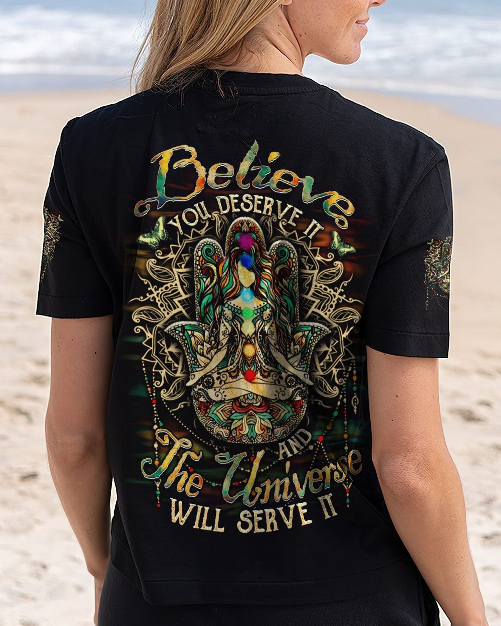 BELIEVE YOU DESERVE IT ALL OVER PRINT - YHDU1301252