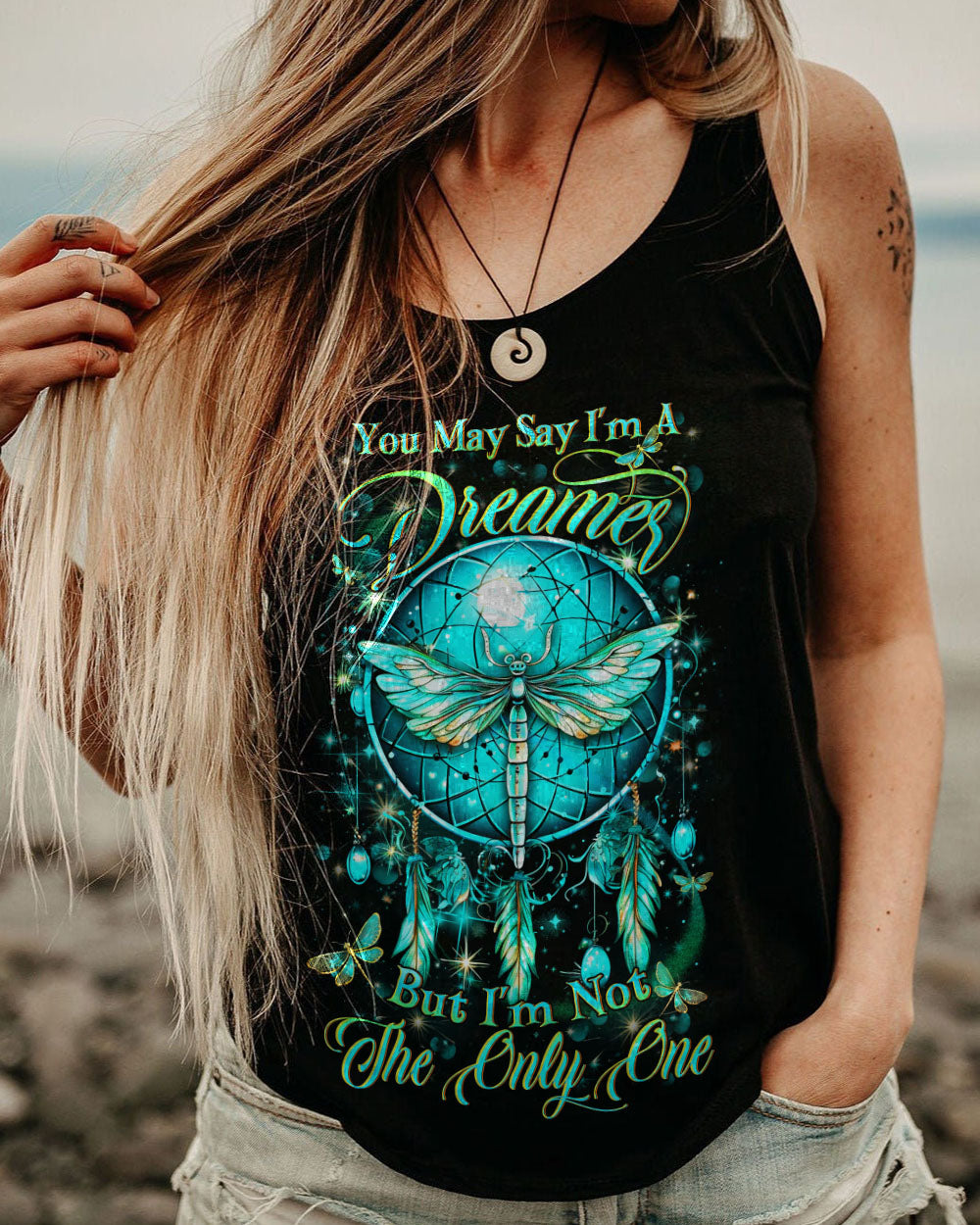 YOU MAY SAY I'M A DREAMER ALL OVER PRINT - YHDU1307231