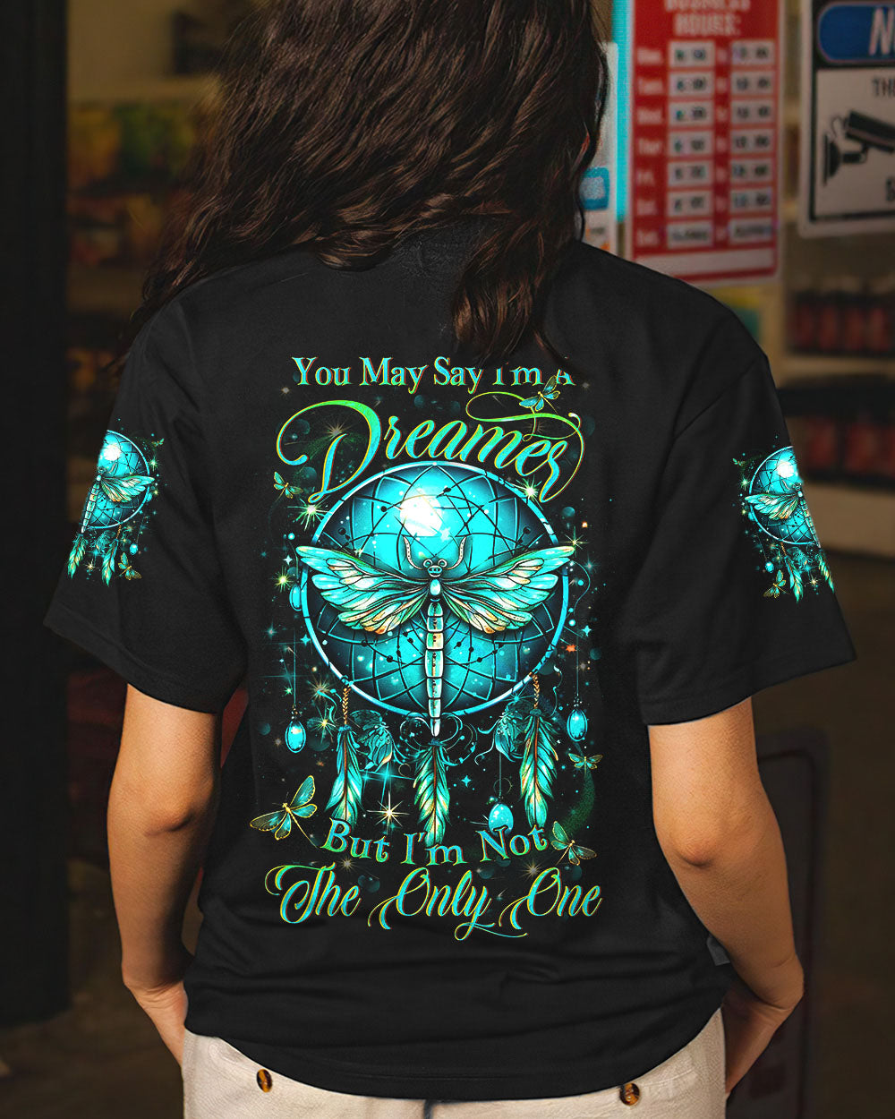 YOU MAY SAY I'M A DREAMER ALL OVER PRINT - YHDU1307231