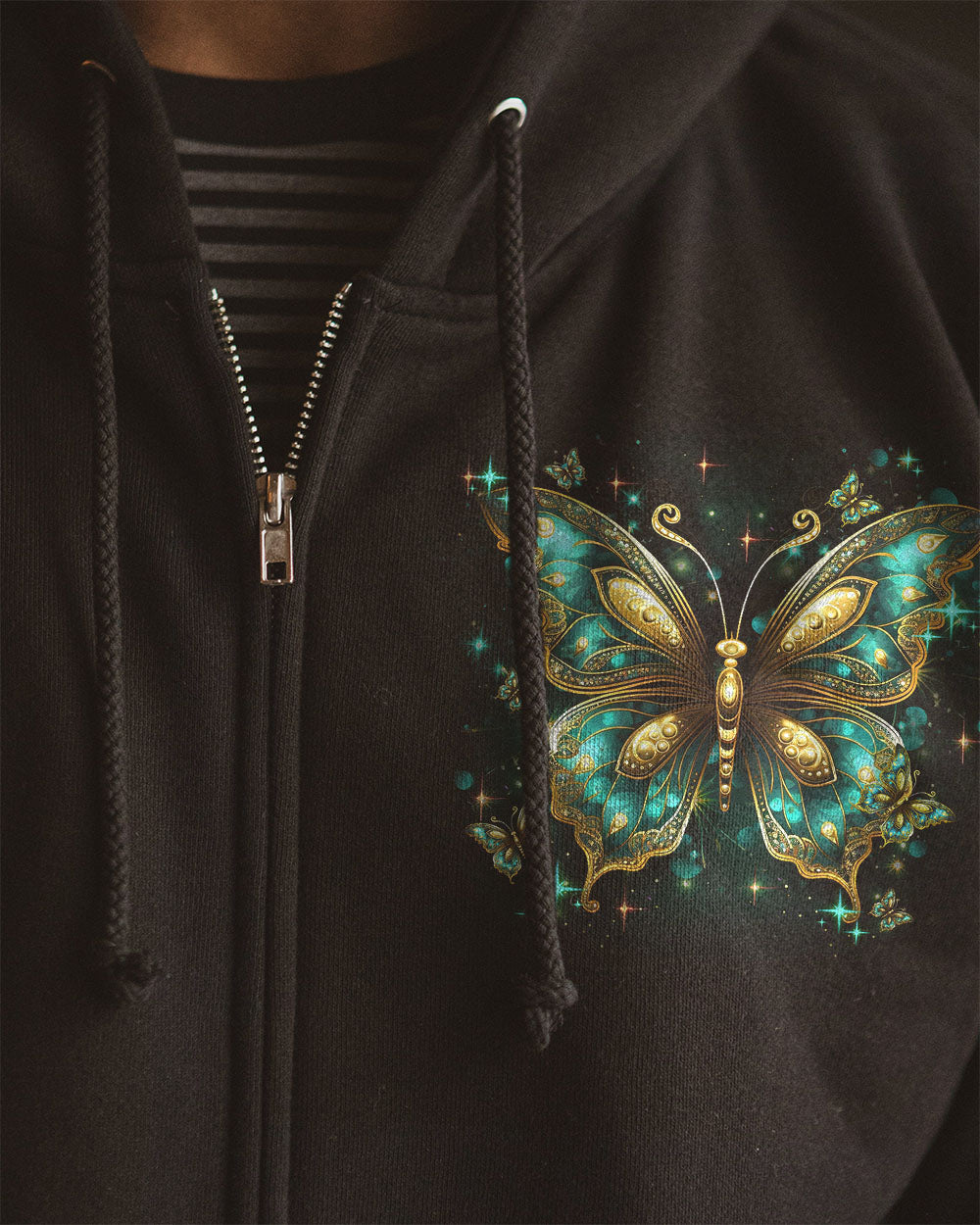 JUST BELIEVE BUTTERFLY ALL OVER PRINT - YHDU1407231