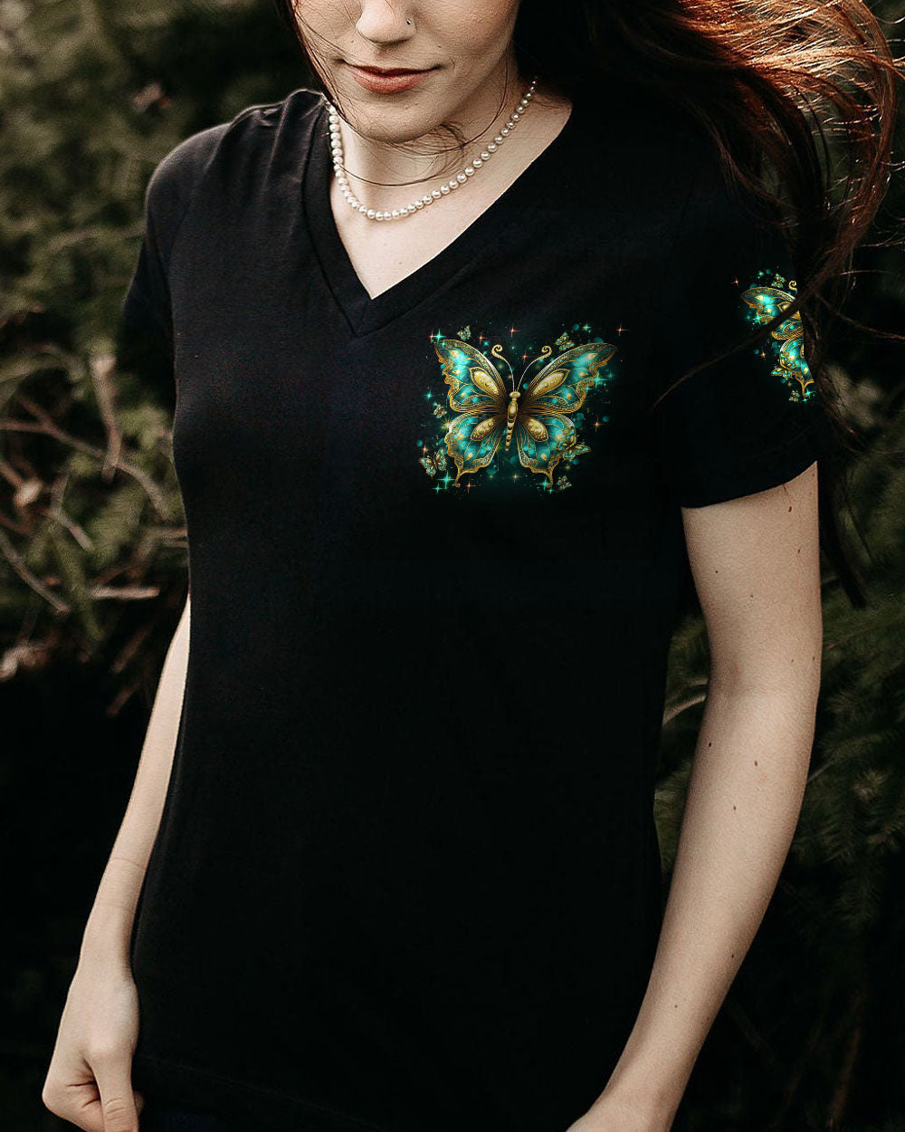 JUST BELIEVE BUTTERFLY ALL OVER PRINT - YHDU1407231
