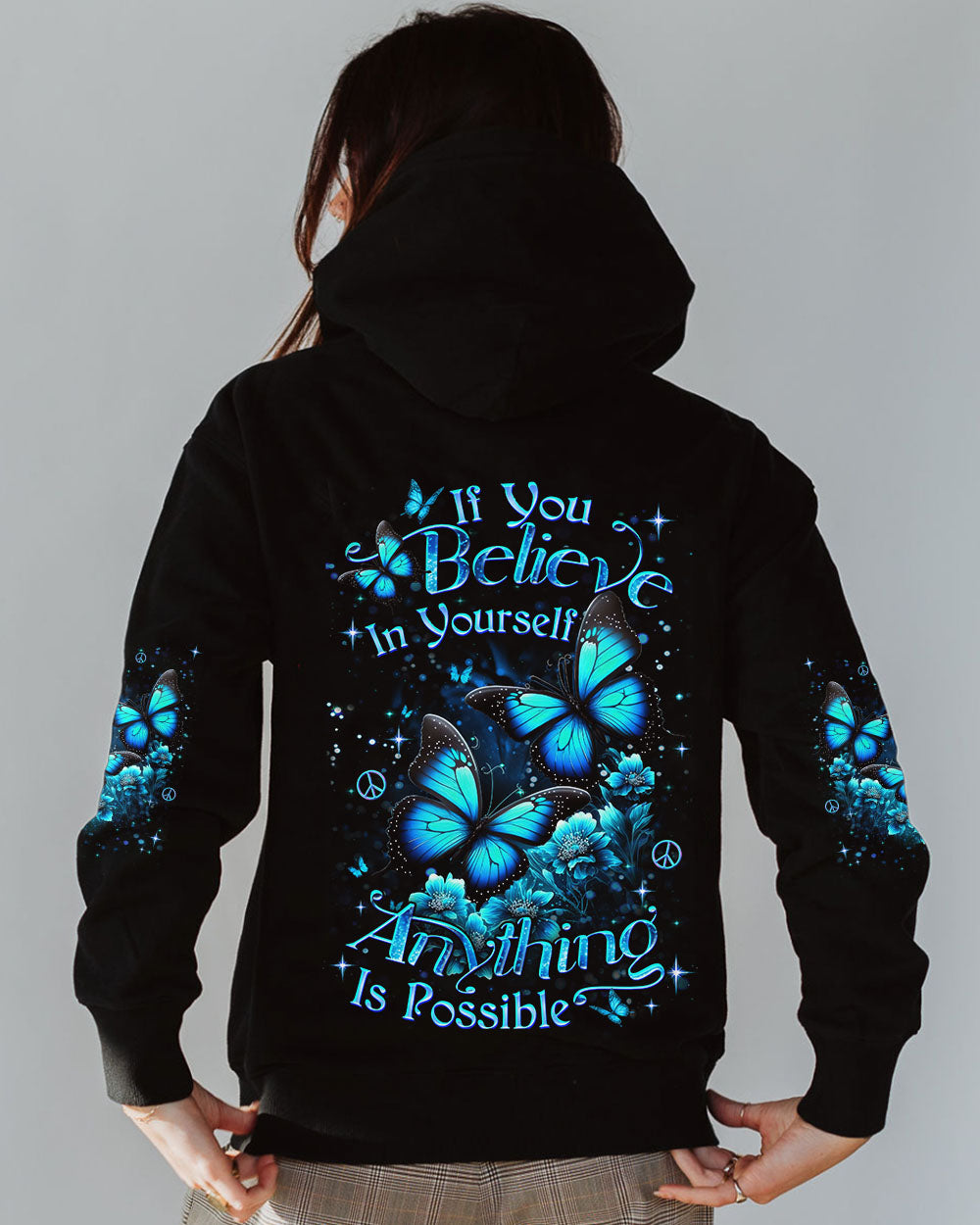 IF YOU BELIEVE IN YOURSELF BUTTERFLY ALL OVER PRINT - YHDU1501244