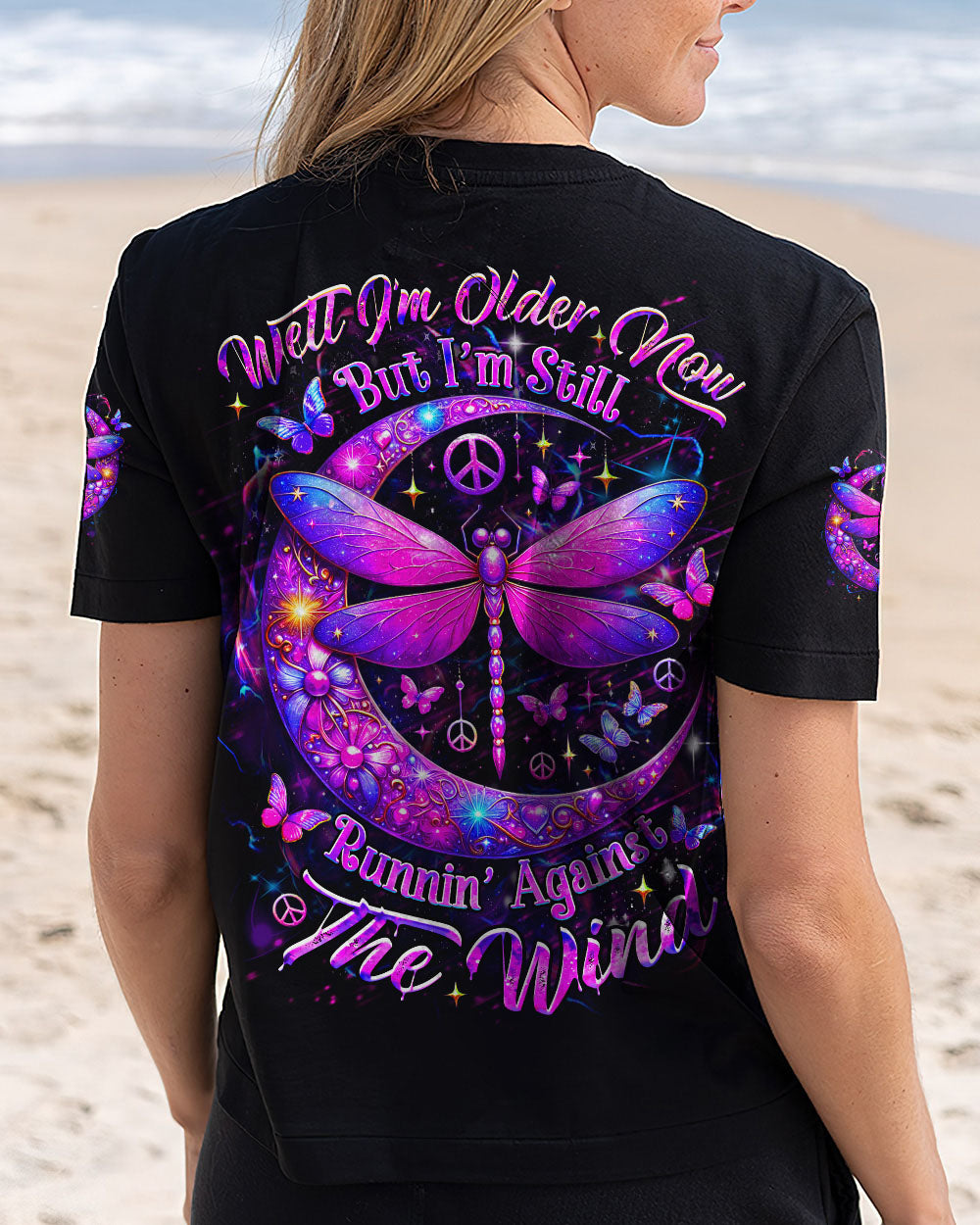 RUNNING AGAINST THE WIND DRAGONFLY ALL OVER PRINT - YHDU1703253