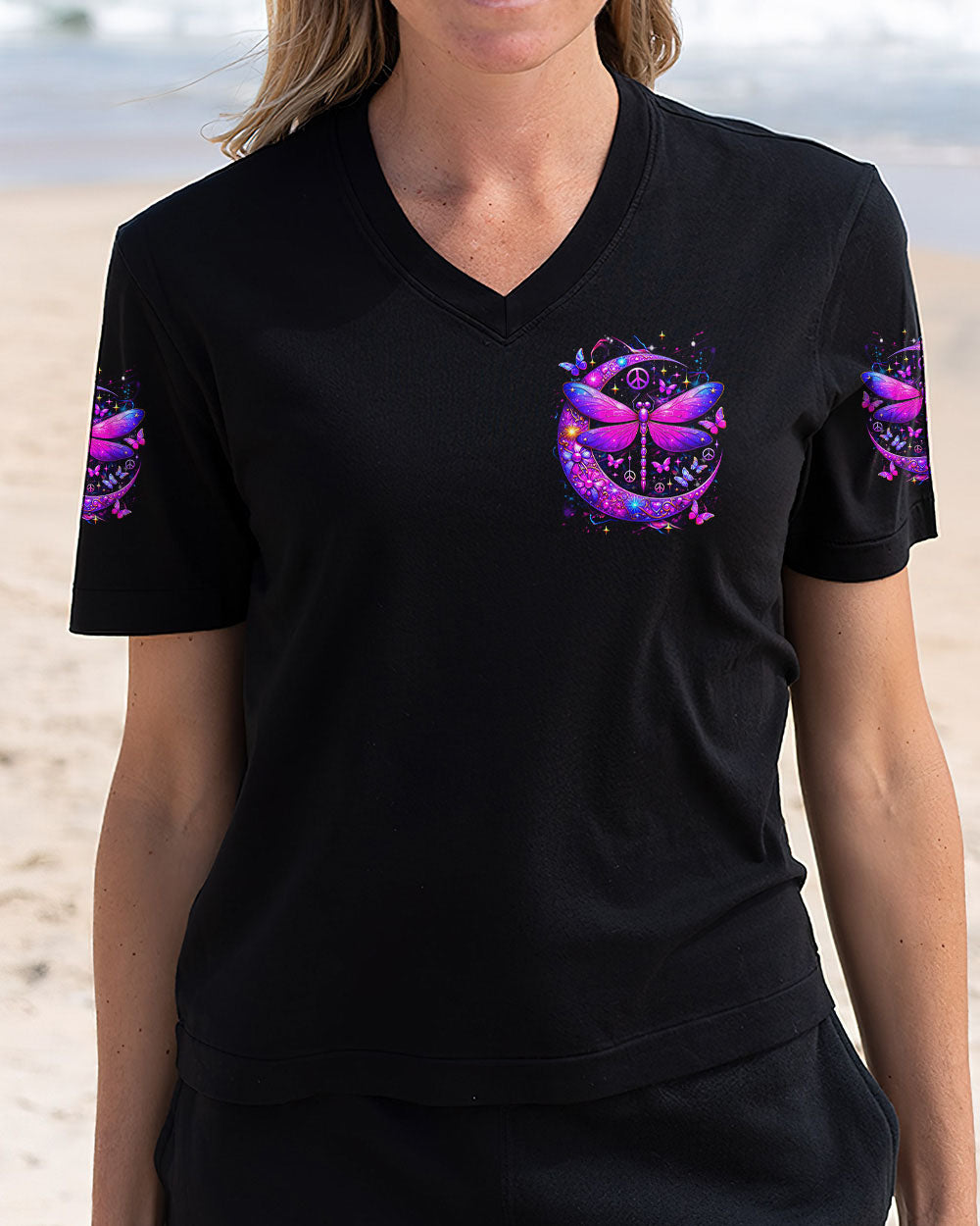 RUNNING AGAINST THE WIND DRAGONFLY ALL OVER PRINT - YHDU1703253