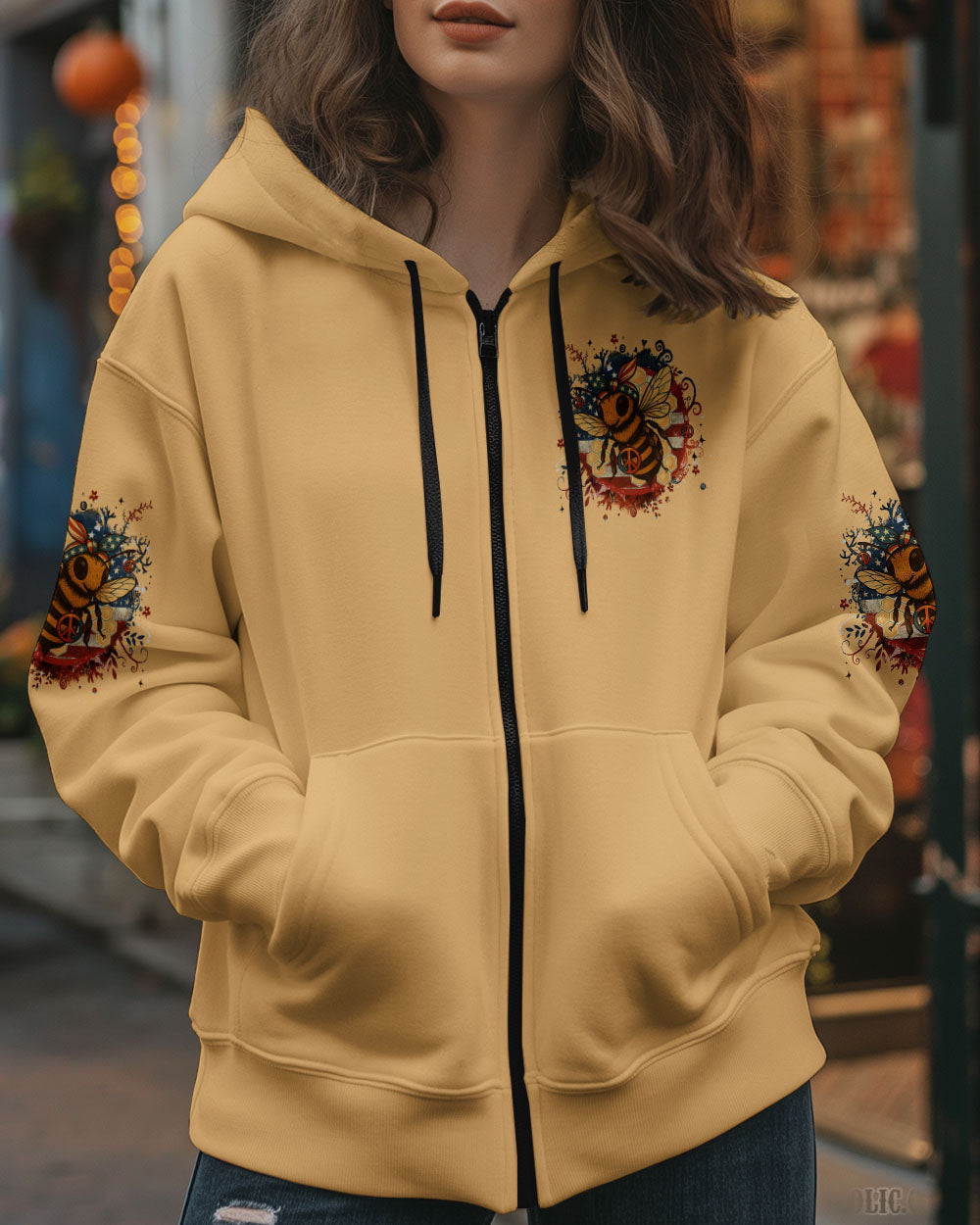 IN A WORLD WHERE YOU CAN BE ANYTHING BEE KIND ALL OVER PRINT - YHDU1706252