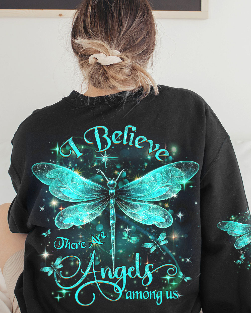 I BELIEVE THERE ARE ANGELS AMONG US ALL OVER PRINT - YHDU1707231