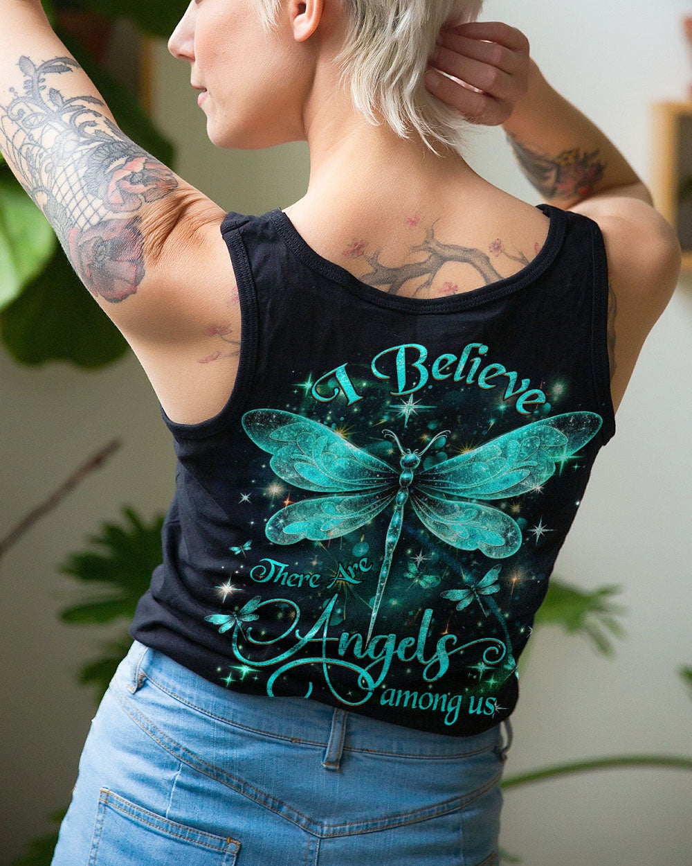 I BELIEVE THERE ARE ANGELS AMONG US ALL OVER PRINT - YHDU1707231