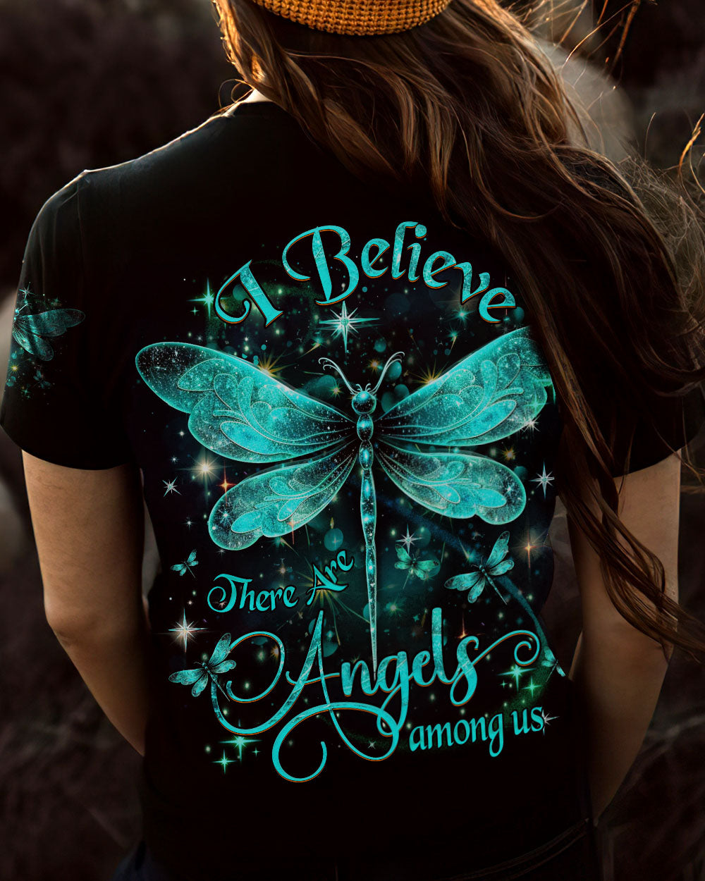 I BELIEVE THERE ARE ANGELS AMONG US ALL OVER PRINT - YHDU1707231