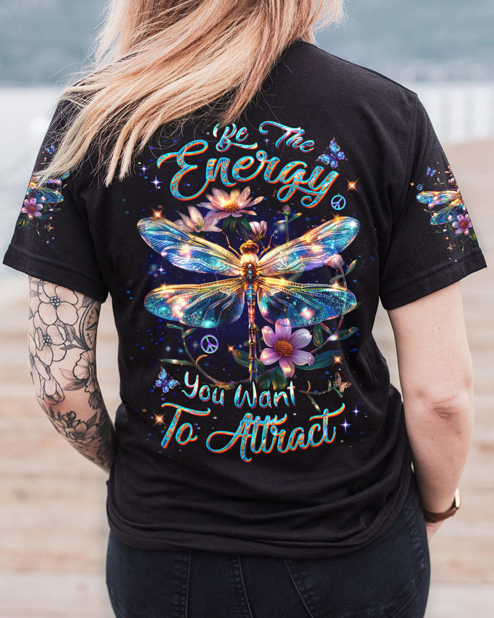 BE THE ENERGY YOU WANT TO ATTRACT ALL OVER PRINT - YHDU1803242