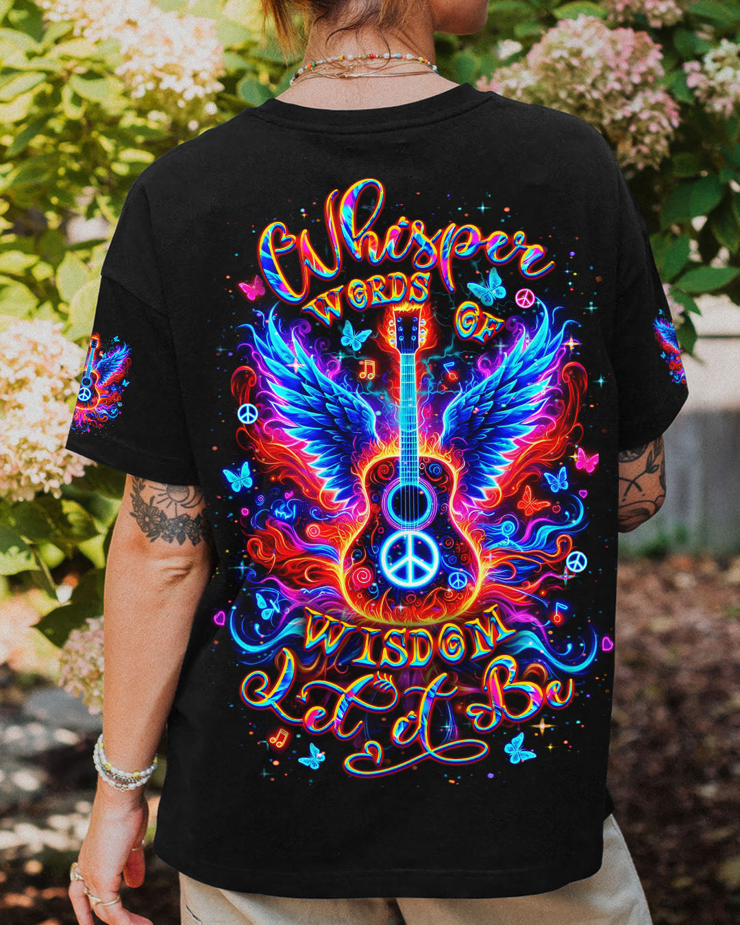 WHISPER WORDS OF WISDOM LET IT BE GUITAR ALL OVER PRINT - YHDU1804253