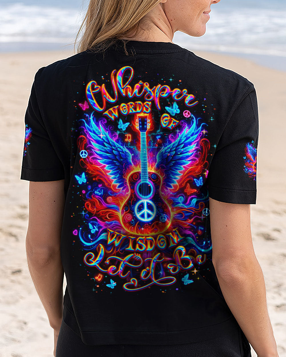 WHISPER WORDS OF WISDOM LET IT BE GUITAR ALL OVER PRINT - YHDU1804253