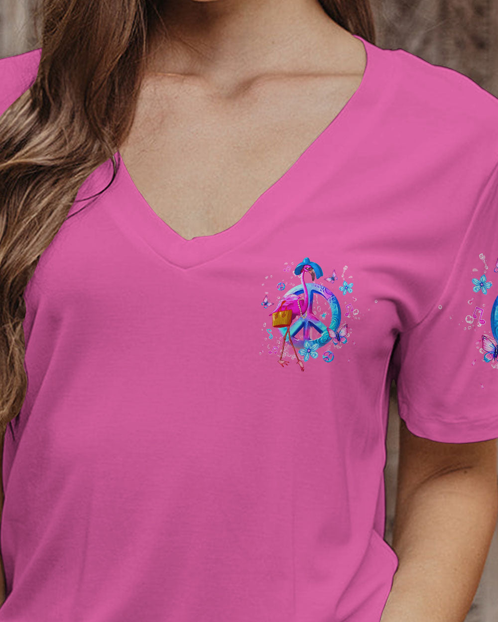 PRETTY IN PINK FLAMINGO ALL OVER PRINT - YHDU1806243