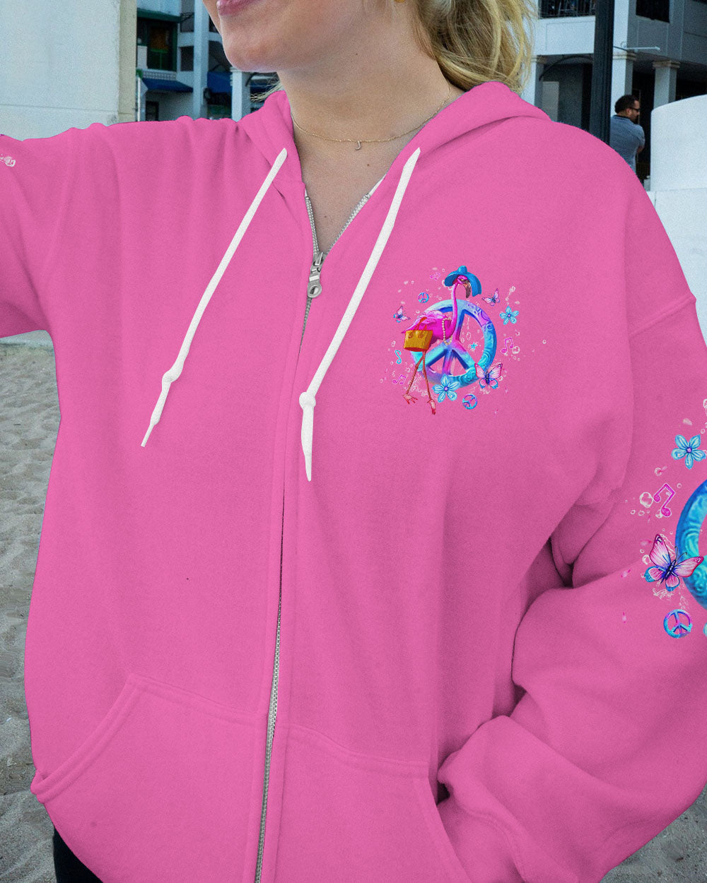 PRETTY IN PINK FLAMINGO ALL OVER PRINT - YHDU1806243
