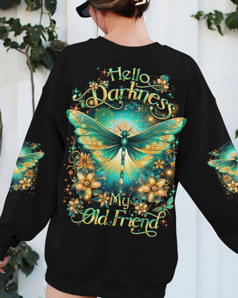 HELLO DARKNESS MY OLD FRIEND DRAGONFLY ALL OVER PRINT - YHDU1807231