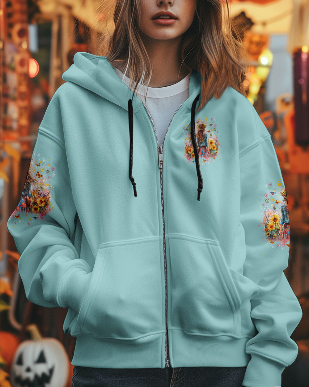 SOME GIRLS ARE JUST BORN WITH HIPPIE SOULS ALL OVER PRINT - YHDU1810245