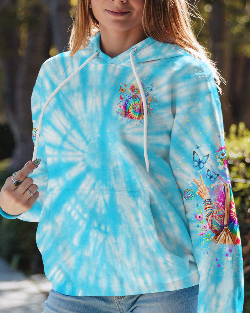 OLD HIPPIES DON'T DIE HIPPIE GRANDMAS ALL OVER PRINT - YHDU1812232